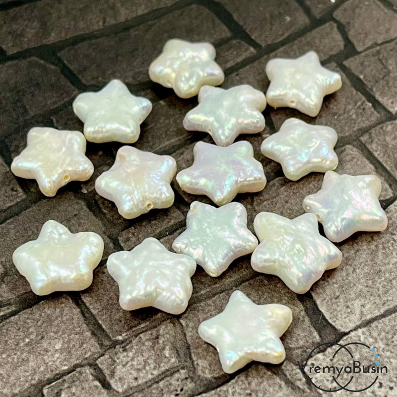 Жемчуг натур. кейши, звёзды ок. 11-12 мм (1 шт.)