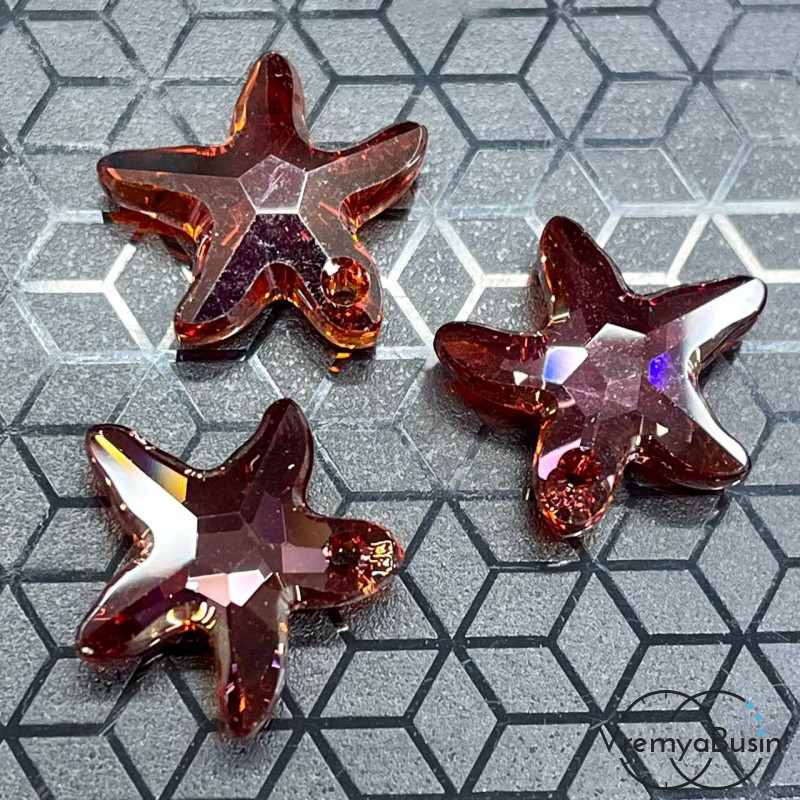 Подвеска Сваровски "Морская звезда", 6721 Starfish 16 мм (1 шт.)