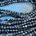Сапфир, самые мелкие граненые бусины из камня, 3 мм ААА качество (нить, ок. 40 см.)