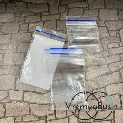 Пакеты упаковочные с замком "Зиплок", 4х6 см (упак. 100 шт.)