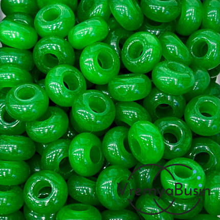 Агат тонир., бусина в стиле Пандора, 6х12 мм (1 шт.)