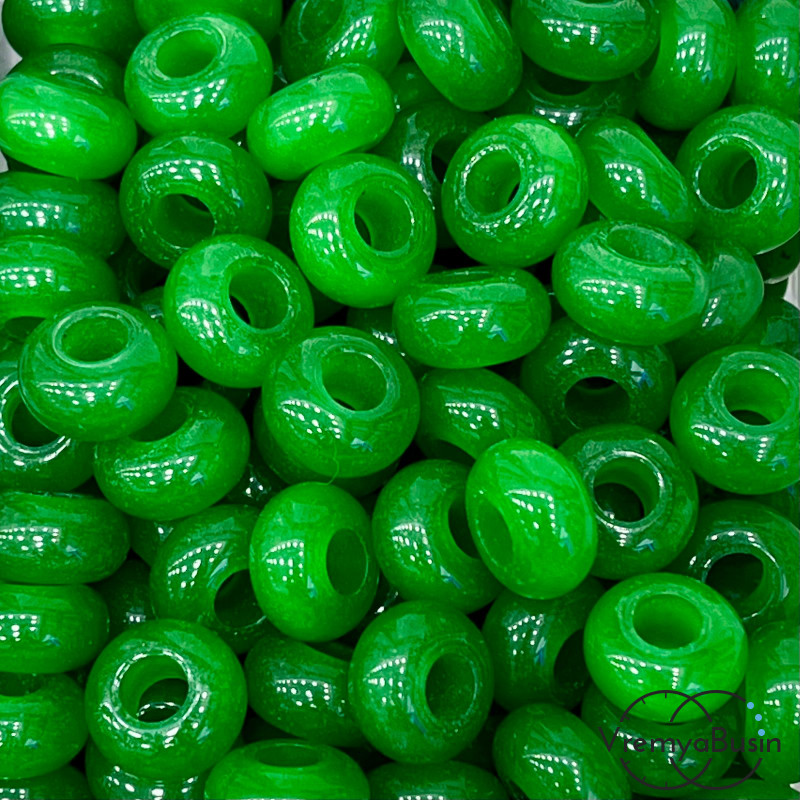 Агат тонир., бусина в стиле Пандора, 6х12 мм (1 шт.)