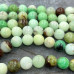 Хризопраз, шарик гладкий ок. 10 мм (1/2 нити, ок. 19 шт.)