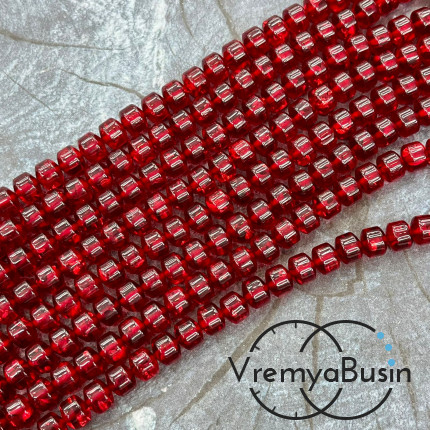 Янтарь, имит. из смолы,  бусины    рондель 7х6 мм      (нить, ок.   95  шт.)