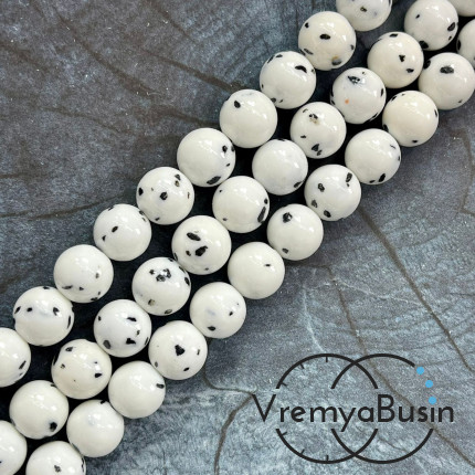 Говлит, шарик гладкий 10 мм (нить, ок. 38 шт.)