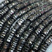 Турмалин черный, бусины чипсы граненые круглые, ок. 6х2 мм (1/2 нити, ок. 80 шт.) Турмалин черный, бусины чипсы граненые круглые, ок. 6х2 мм (1/2 нити, ок. 80 шт.)