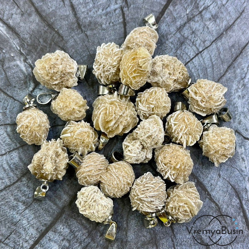 Рутиловый кварц, капля, кулон из камня в асс. (1 шт.)