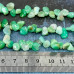 Хризопраз, галтовка мелкая с отверстием через край, ок. 6х9 мм (нить, ок. 90 шт.)