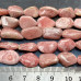 Родохрозит натур., галтовка овальная ок. 10х14 мм (нить, ок. 26 шт.)