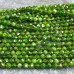 Хромдиопсид, мелкие бусины с микроогранкой, шарик 5 мм  (нить, ок. 40 шт.)