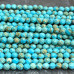 Турквенит (говлит), мелкие бусины с микроогранкой, шарик 4 мм  (нить, ок. 40 см.)