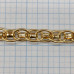 Цепочка металлическая крупная, латунь с позолотой (1/2 м.)