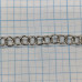 Цепочка металлическая в асс., звено 8 мм, латунь с родиевым покрытием (1 м.)
