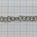 Цепочка металлическая в асс., звено 10 мм, латунь с родиевым покрытием (1 м.)
