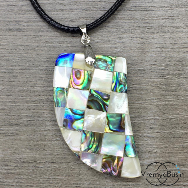 Кулон из гелиотиса "Клык" (1 шт.)