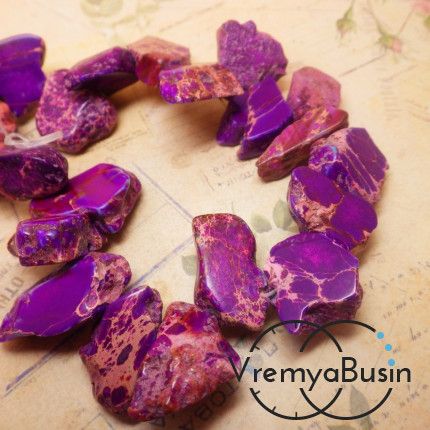 Варисцит крупные плоские бусины неправильной формы