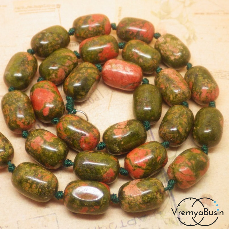 Яшма унакит. Бочонок