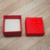 Коробочка подарочная маленькая. Красная