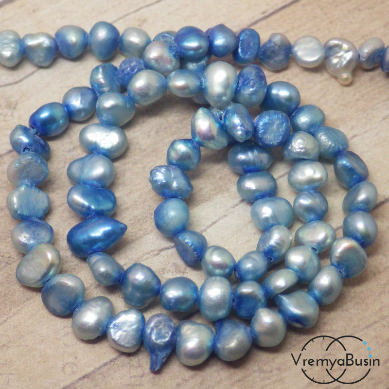 Жемчуг барочный цветной нить Жемчуг барочный цветной нить