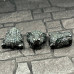 Бусина «Ягуар», 14х25 мм,  латунь с черным родиевым покрытием (1 шт.)