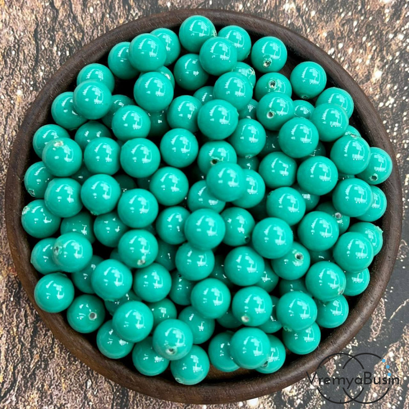 Майорка, полупросверленные бусины шарики 8 мм (1 шт.)