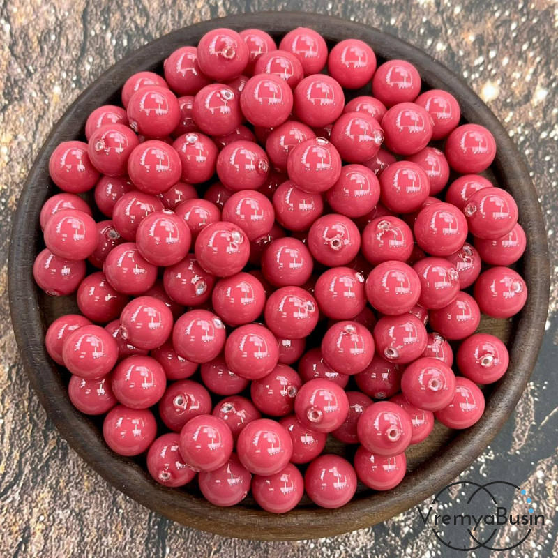 Майорка, полупросверленные бусины шарики 8 мм (1 шт.)