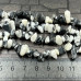 Крошка каменная. Аргиллит, зебровый камень (нить, ок. 80 см.)