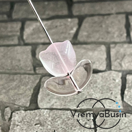 Бусины из гладкого стекла "Тюльпан", 13х14 мм (1 компл.)