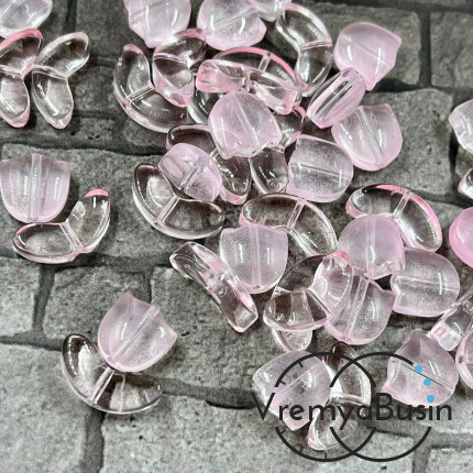 Бусины из гладкого стекла "Тюльпан", 13х14 мм (1 компл.)