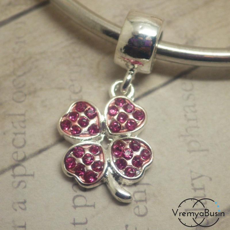 Подвеска в стиле пандора "Клевер"