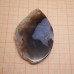 Подвеска из камня. Спил агата коричневый