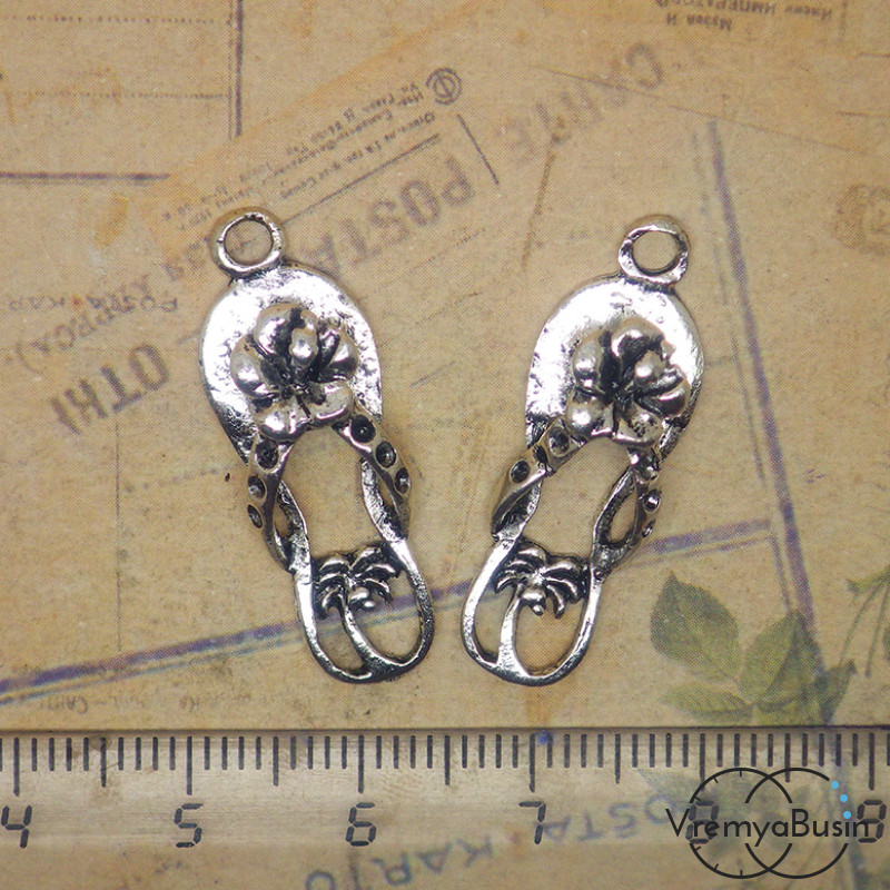 Тапок. Подвеска под серебро