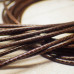 Шнур нейлоновый плетеный, цвет темно-коричневый (1 шт.)