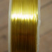 Проволока мягкая, цвет золото 0.25 мм (катушка 30 м.)