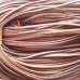 Шнур замшевый цветной 2,5 мм, цв. темно-коричневый (1 м.)