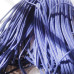 Шнур замшевый цветной 2,5 мм, цв. синий (1 м.)