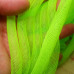 Полый шнур из нейлоновой сетки, 8 мм, цв. салатовый (1 м.)