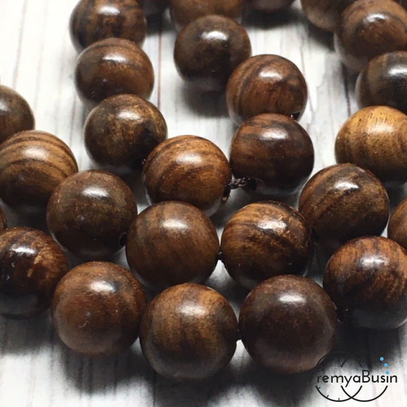 Бусины из дерева, шарик гладкий 10 мм (1 шт.) 