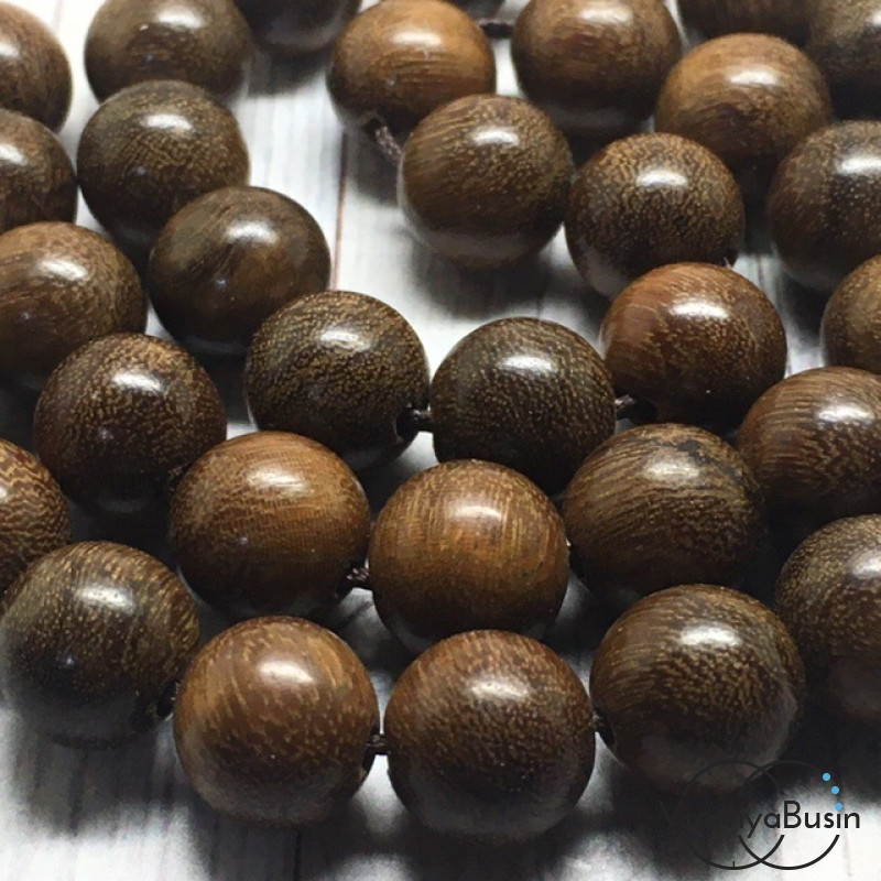 Бусины из дерева, шарик гладкий 10 мм (1 шт.) 