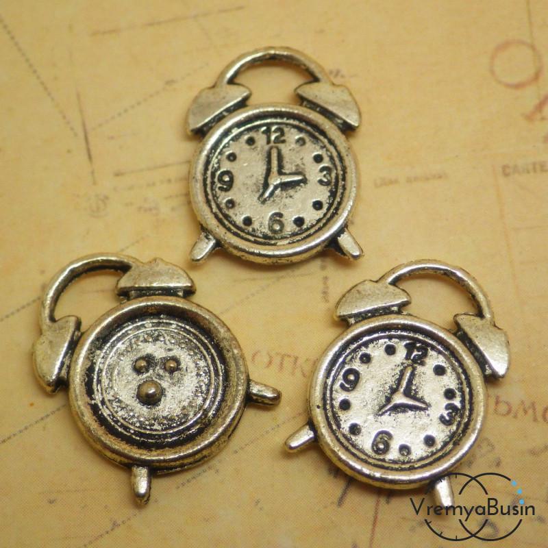 Часы. Подвеска под серебро