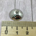 Держатель для стеклянного купола, никель, 15 мм. 