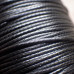 Шнур вощеный лавсановый 1 мм, цв. чёрный (1 м.)