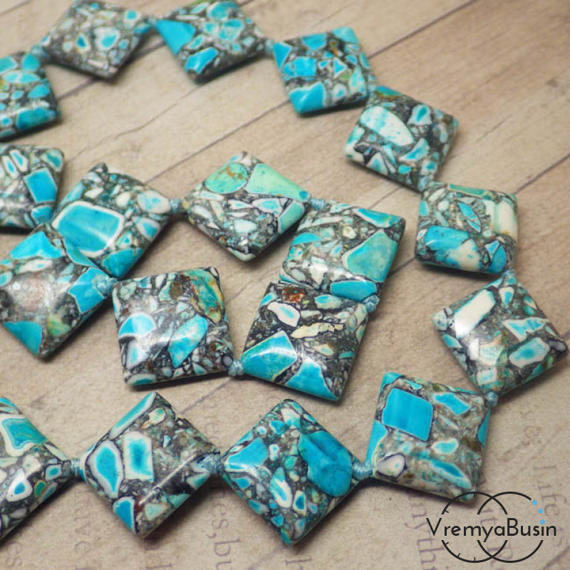 Мозаика, ромб гладкий 14 мм (1 шт.)