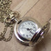 Часы карманные с цепочкой, цвет серебро