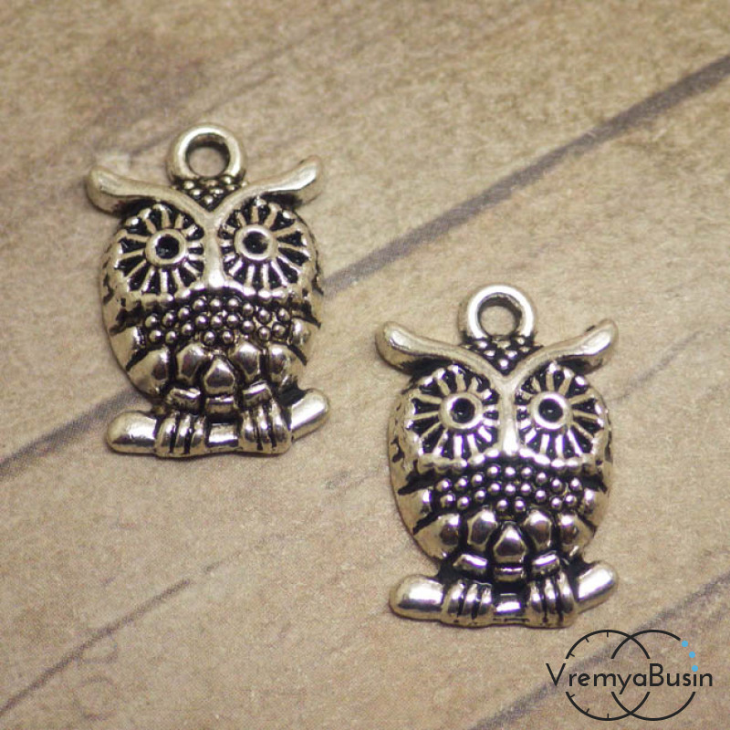 Сова. Подвеска под серебро (1 шт.)