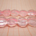 Розовый кварц. Плоские бусины разной огранки, 15х20 мм (1 шт.)