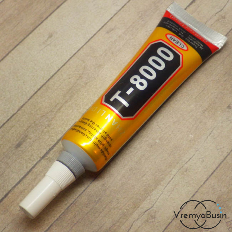 Клей ювелирный Т-8000, тюбик 15 мл (1 тюб.) Клей ювелирный Т-8000, тюбик 15 мл (1 тюб.)