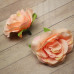 Цветок из ткани "Роза", 45 мм., цв.КРЕМОВЫЙ (1 шт.)