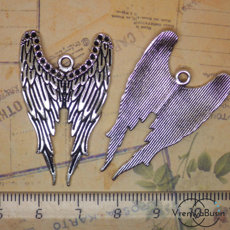 Крылья. Подвеска под серебро