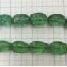 Флюорит зеленый, гладкий бочонок, ок. 13х18 мм (1/2 нити, 12 шт.)